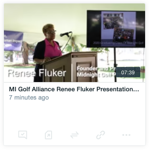 MI golf alliance 2021 Renee Fluker presentation