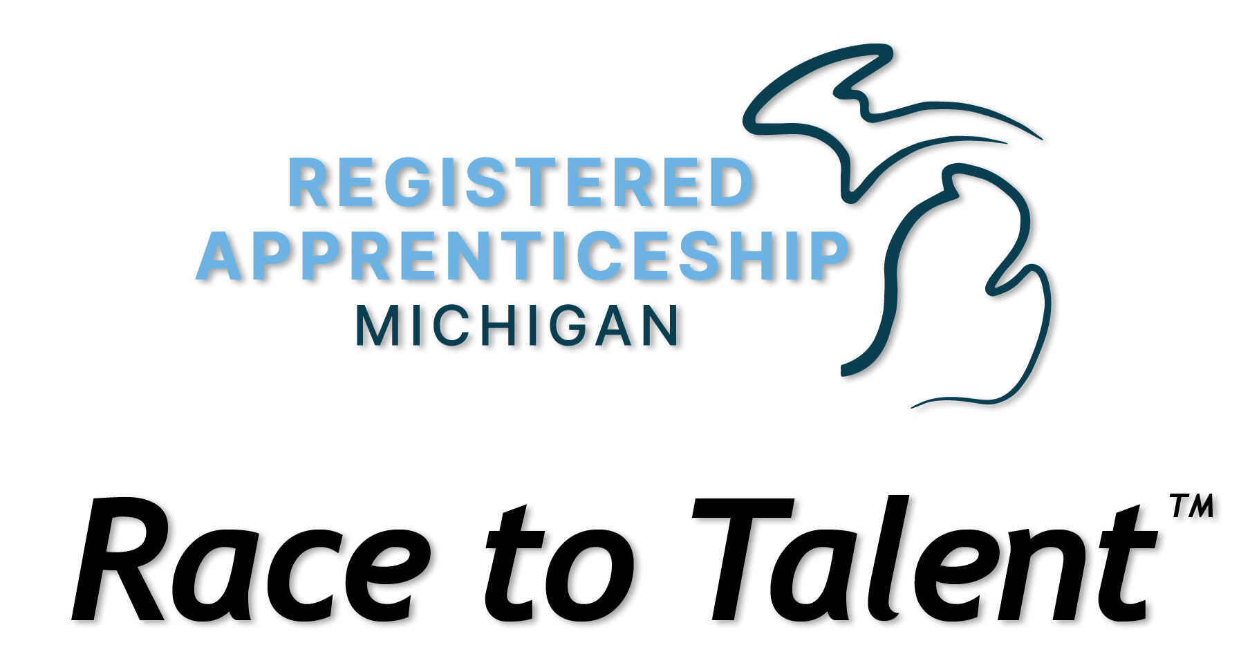 Registered Apprenticeship Michigan Race to Talent logo