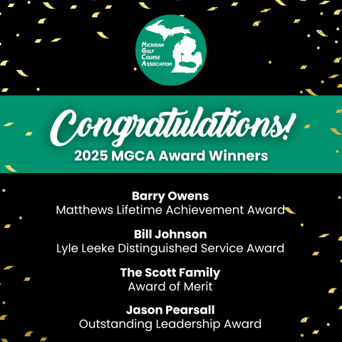 2025 AWARD WINNERS: Michigan Golf Course Association Announces Honorees